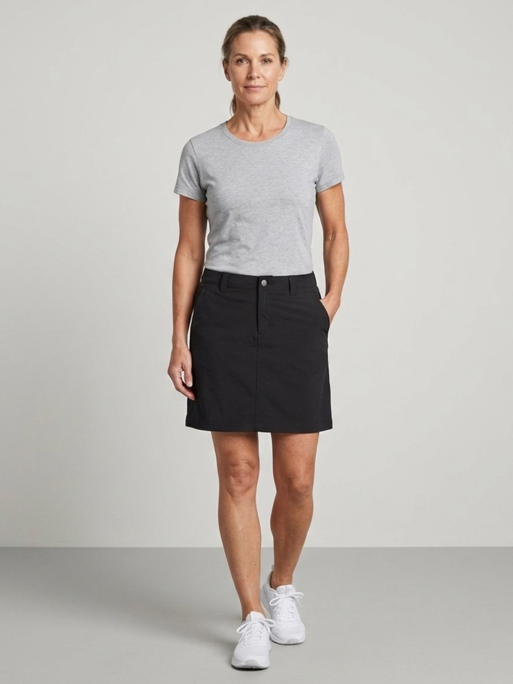 Eddie Bauer Travex Black Performance Skirt
